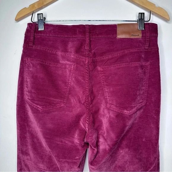 Madewell Stretch Velvet Edition 10” High-Rise Skinny Jeans Size 28 - Picture 11 of 15